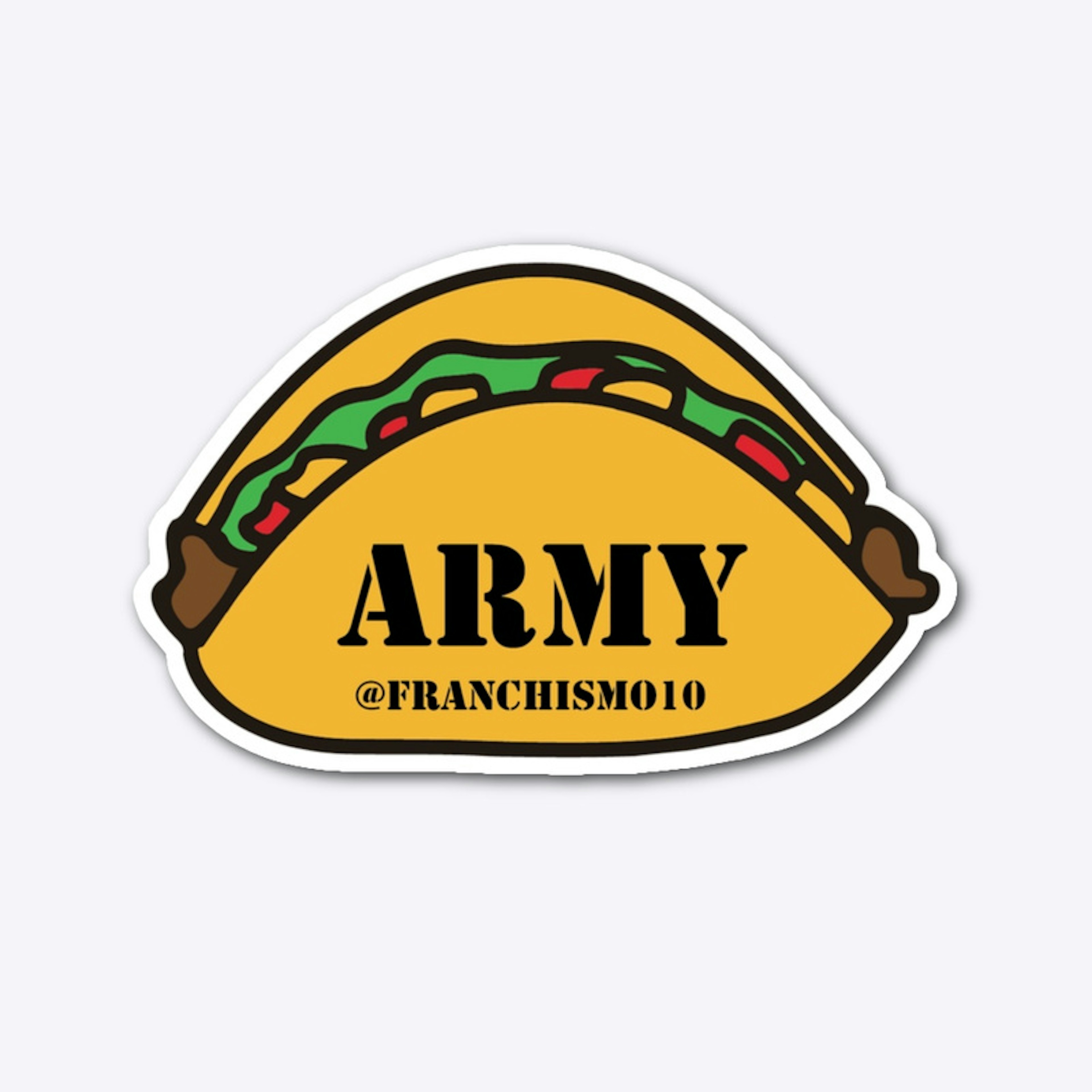 Taco Army Sticker